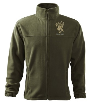 BLUZA POLAR MYŚLIWSKI Z IMIENIEM na PREZENT XL