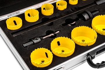 БИМЕТАЛЛИЧЕСКИЕ КОРОНОЧНЫЕ ПИЛЫ ПО МЕТАЛЛУ И ДЕРЕВО 17 ШТ.