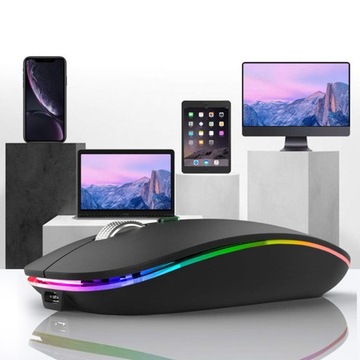 CICHA MYSZ BEZPRZEWODOWA DO LAPTOPA 2.4G BT5.1