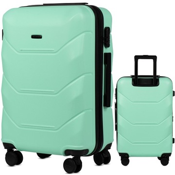 Wings walizka średnia 148-M-L.GREEN 65 cm x 43 cm x 25 cm 63 l ABS
