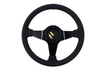 Руль SLIDE, вылет 350 мм: 90 мм, черная кожа