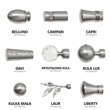 Карниз 180 см 19+19 мм две трубки, модный SOLID