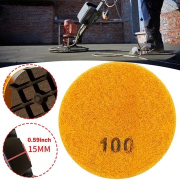 Krążek do polerowania podłóg betonowych Akcesoria Tarcza szlifierska do betonu 100 Grit