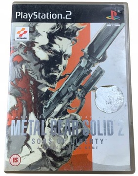METAL GEAR SOLID 2 + BONUS DVD płyty bdb+ PS2
