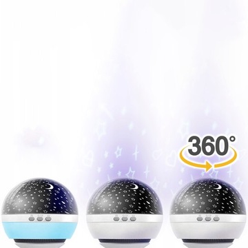 ПРОЕКТОР ЗВЕЗД НЕБО ВРАЩАЮЩИЙСЯ НОЧНИК ДЛЯ ДЕТЕЙ СВЕТОДИОДНЫЙ ПРОЕКТОР В ПОДАРОК