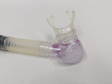 Rurka do nurkowania fajka CRESSI ALPHA ULTRA DRY SNORKEL SILVER/PINK