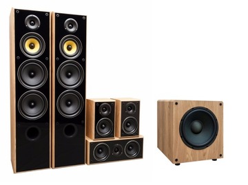 TAGA HARMONY TAV-606 v.3 + TSW-210 - 5.1- Dąb