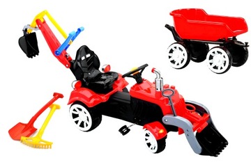 NEW TRAKTOR+KOPARK+SPYCH Z PRZYCZEPĄ 3kolor+GRATIS