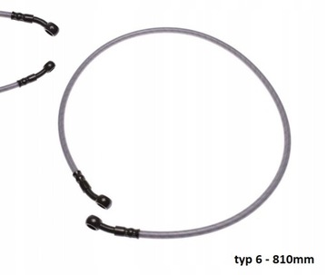 ТОРМОЗНОЙ ШЛАНГ МЕТАЛЛИЧЕСКАЯ ОПЛЕТКА ЗАДНИЙ - ПЕРЕДНИЙ