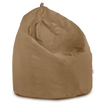 Beżowy Worek Sako Pufa Plusz XL
