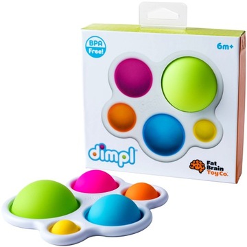 Fat Brain Toys Sensoryczne Bąbelki Guziczki Dimpl