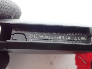 KLÍČEK KLÍČ OVLÁDAČ ORIGINÁLNÍ 6F0959752B SEAT IBIZA V 6F 17R