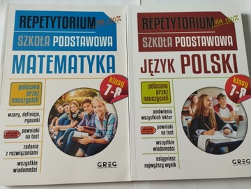 REPETYTORIA PODSTAWOWA 7-8 J. Polski Matematyka x2