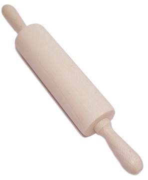 Kuchenny Wałek Drewniany do Ciasta OBROTOWYY 37 cm