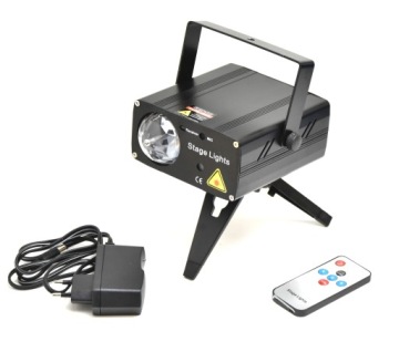 Laserový Projektor Stroboskop Vzory Zelená Červená
