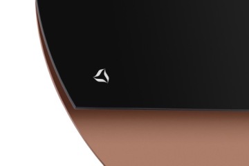 НАСТЕННАЯ ВЫТЯЖКА CIARKO DESIGN ECLIPSE, ЧЕРНАЯ/П. ЗОЛОТО