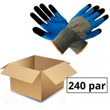 Rękawice RĘKAWICZKI ROBOCZE PIANKA LATEX MOCNE 8