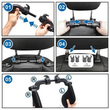 АВТОМОБИЛЬНЫЙ ПОДГОЛОВНИК ДЛЯ ДЕТЕЙ, РЕГУЛИРУЕМЫЙ НА 180 ГРАДУСОВ, КОМФОРТ ДЛЯ СНА