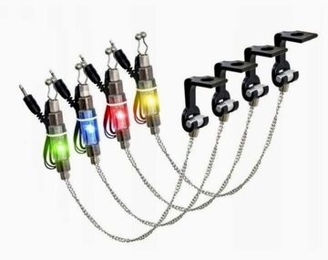 ZESTAW 4x SWINGERY HANGERY ELEKTRYCZNE ELEKTRONICZNE SYGNALIZATOR DIODA LED