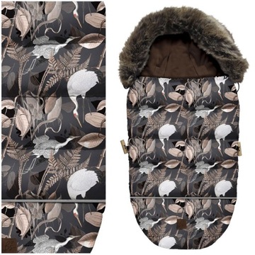 ŚPIWOREK ZIMOWY 3w1 ŚPIWÓR WODOODPORNY - DO WÓZKA SPACERÓWKI GONDOLI SANEK