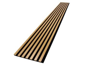 Lamele ścienne na czarnym filcu 275cm x 33,5cm - 0,92m² WINDSOR 280 i inne