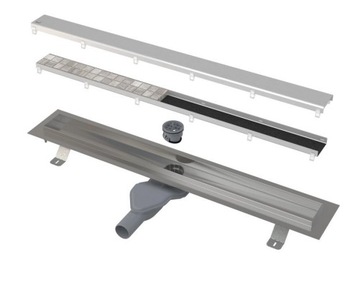 Odwodnienie liniowe DOUBLE6 FIT AND GO 650mm minimalna wysokość zabud. 54mm