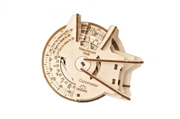 Krzywomierz Ugears edukacyjny drewniany model do składania 3D puzzle