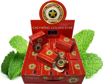 24x MAŚĆ Z GWIAZDKĄ KOCIA GOLDEN STAR BÓL MIĘŚNI PRZEZIĘBIENIE GRYPA KATAR