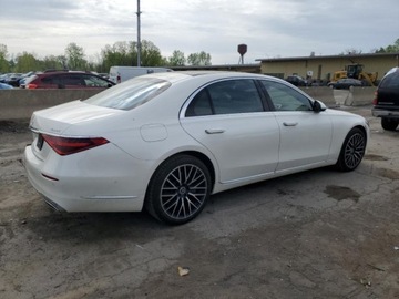 Mercedes Klasa S W223/V223 2022 Mercedes-Benz Klasa S 2022r., 4x4, 4.0L 4.0 Hybryda 496KM, zdjęcie 2