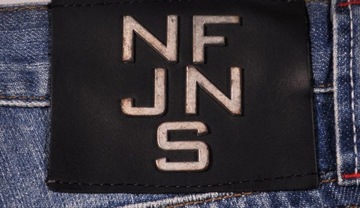 NF JEANS spodnie BLUE jeans STRAIGHT SLIM _ W31 L31