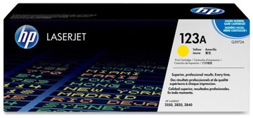 ORYGINAŁ TONER HP 2550/2820 123A Q3972A YELLOW