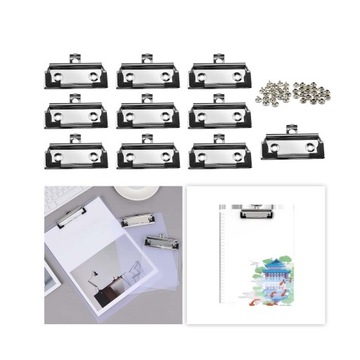 Металлический зажим для хранения, 10 шт., для фиксации