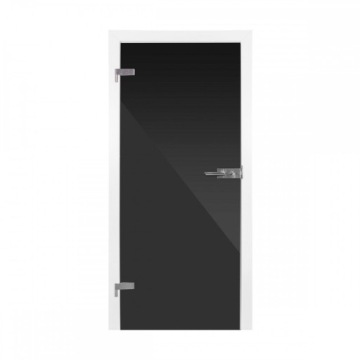 DRZWI LOFTOWE VOSTER PLATO SZKLANE SZKŁO GRAFIT PRZEŹROCZYSTE 70cm