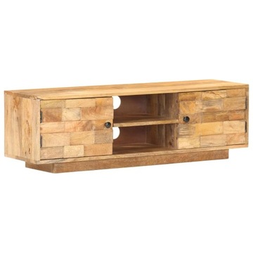 SZAFKA POD TV, 116X30X35CM, DREWNO MANGO