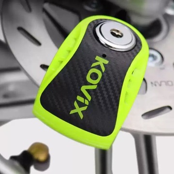Сигнализация KOVIX KNS6 для мотоцикла LOCK FLUO GREEN