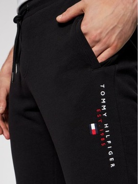 Tommy Hilfiger spodnie dresowe męskie MW0MW17384 czarny rozmiar S