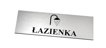 Пиктограмма с гравировкой туалета и туалета