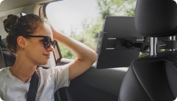 АВТОДЕРЖАТЕЛЬ BASEUS ДЛЯ АВТОМОБИЛЯ НА ПОДГОЛОВНИКЕ ПЛАНШЕТ ТЕЛЕФОН