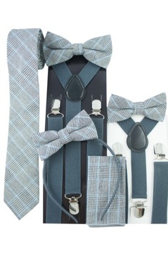 Мужской галстук-бабочка с рубашкой PRINCE OF WALES' PLATE