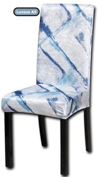 ПОКРЫТИЕ НА СТУЛ, СЕРЫЙ, ЭЛАСТИЧНЫЙ ВЕЛЮР УЗОРЫ