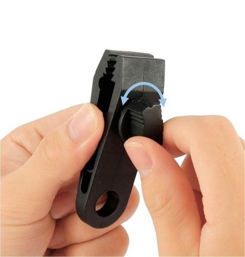 KLIPSY DO NAMIOTÓW, ZESTAW 10 ELASTYCZNYCH SZNURKÓW DO NAMIOTÓW MARKIZY