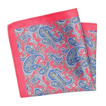 Elegancka Męska Poszetka Wzór Paisley Łezki Alties