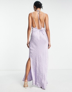 TOPSHOP SUKIENKA DAMSKA SATYNOWA MAXI 36 1XMP