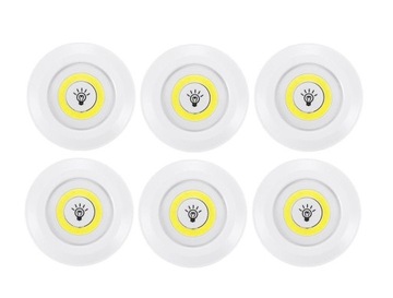 LAMPKA LED COB SAMOPRZYLEPNA NA BATERIE DOTYKOWA