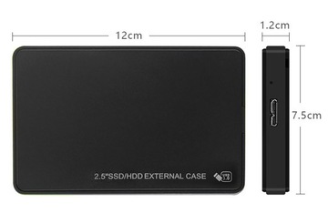 КОРПУС SSD-ДИСК 2,5-дюймовый жесткий диск USB 3.0 КАРМАН SATA