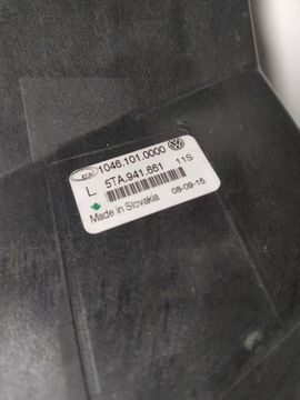 2015R+ VW TOURAN II HALOGEN LEVÝ NÁRAZNÍKU PŘEDNÍ ORIGINÁLNÍ 5TA