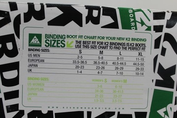 Крепление для сноуборда K2 CINCH CTS, размер M [W21]