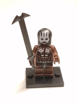 Figurka Uruk-Hai ORC ORK BERSERKER BIAŁA RĘKA LOTR klocki LEGO