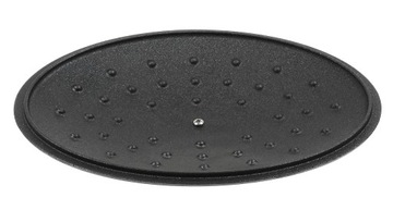 Чугунная сковорода ОВАЛЬНАЯ GOOO ЧЕРНАЯ кастрюля С КРЫШКОЙ ИНДУКЦИЯ 4,7 л