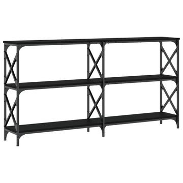 Консоль vidaXL Черный 200x28x80,5 см